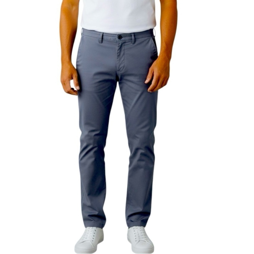 ORVIS Mens Trim Fit Chino Pants Classic Style in Navy Size 34 outdoor chinos